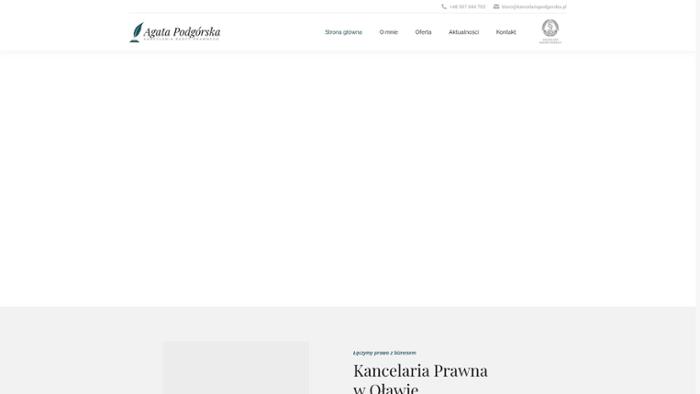 Kancelaria Radcy Prawnego Agata Podgórska