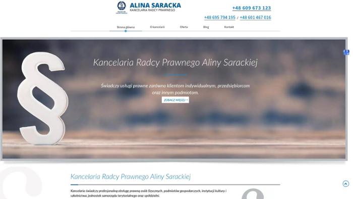 Kancelaria Radcy Prawnego Aliny Sarackiej