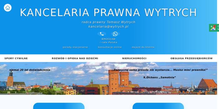 Kancelaria Radcy Prawnego Tomasz Wytrych