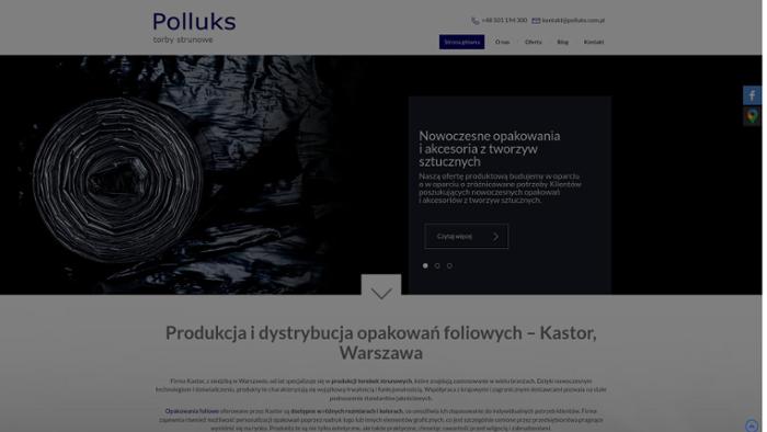 Kastor. Koperty foliowe, torebki strunowe, opakowania