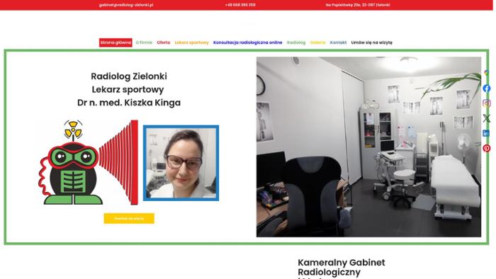 Kinga Kiszka, dr n. med., Gabinet lekarski