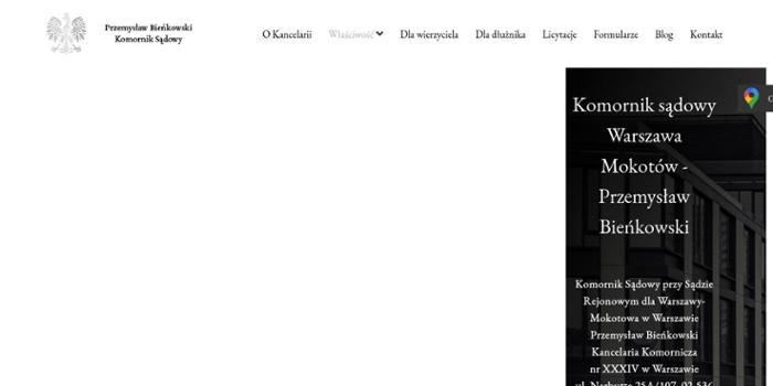 KOMORNIK SĄDOWY PRZEMYSŁAW BIEŃKOWSKI