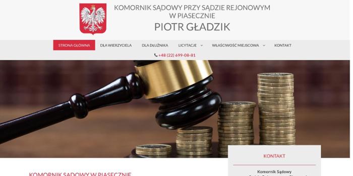 Komornik Sądowy przy Sądzie Rejonowym w Piasecznie Piotr Gładzik