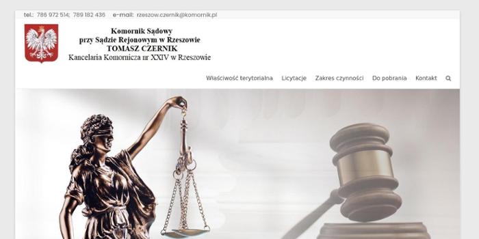 Komornik Sądowy przy Sądzie Rejonowym w Rzeszowie Tomasz Czernik