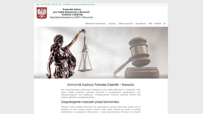 Komornik Sądowy Przy Sądzie Rejonowym w Rzeszowie Tomasz Czernik Kancelaria Komornicza Nr XXIV w Rzeszowie
