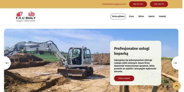 Kompleksowe Roboty Ziemne "Biały" Damian Biały