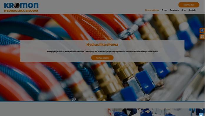 Kromon Hydraulika siłowa. Zakuwanie węży. Regeneracja siłowników hydraulicznych