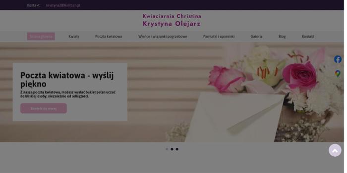 Krystyna Olejarz Kwiaciarnia Christina