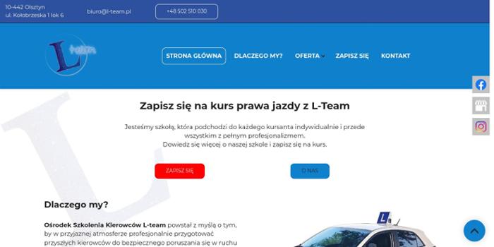 L-Team Ośrodek Szkolenia Kierowców Iwona Piatczyc