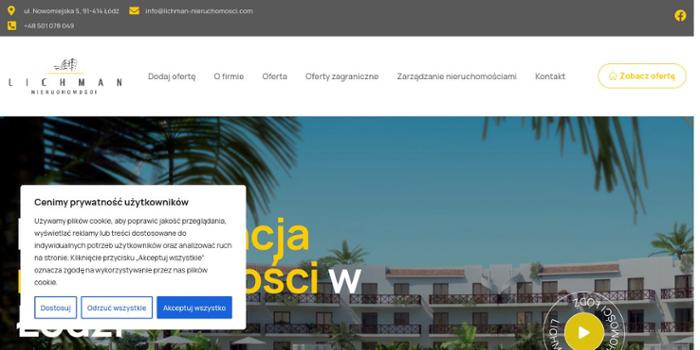 Lichman Nieruchomości Sprzedaż i wynajem lokali, mieszkań, biur, domów, działek