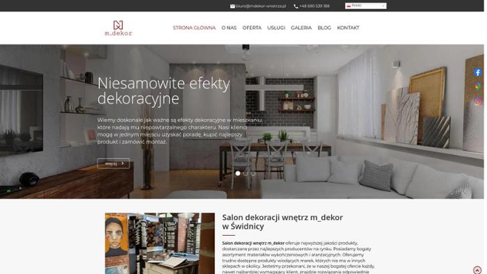 M-Dekor Salon dekoracji wnętrz