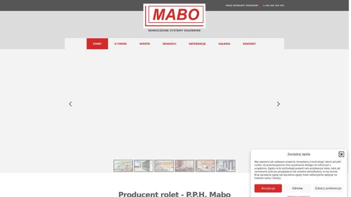 Mabo Rolety, Żaluzje, Markizy i Bramy