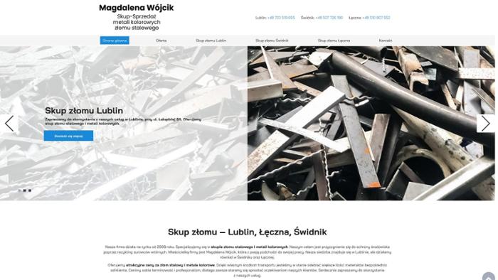 Magdalena Wójcik Skup-Sprzedaż metali kolorowych, złomu stalowego