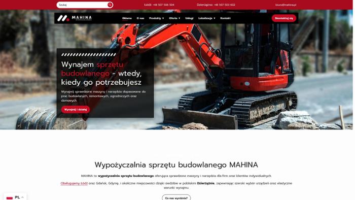 Mahina. Wypożyczalnia sprzętu budowlanego