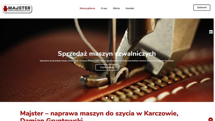 Majster Naprawa maszyn do szycia Damian Gruntowski