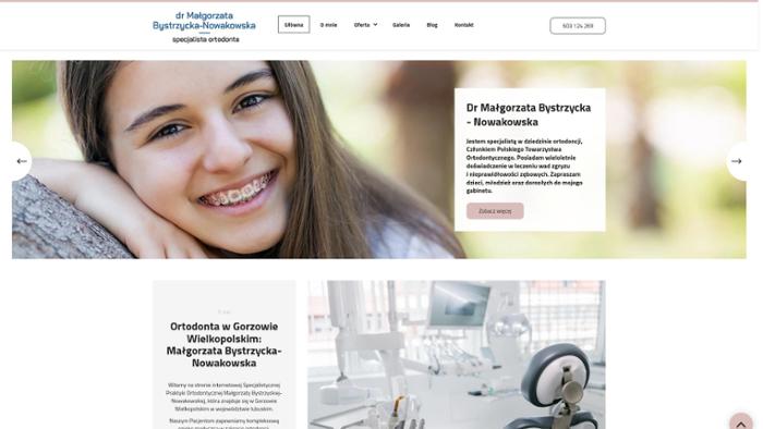 Małgorzata Bystrzycka-Nowakowska Specjalistyczna praktyka stomatologiczno-ortodontyczna