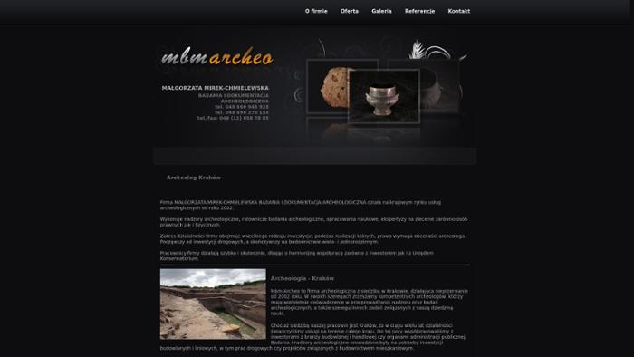 Małgorzata Mirek-Chmielewska Badania i Dokumentacja Archeologiczna