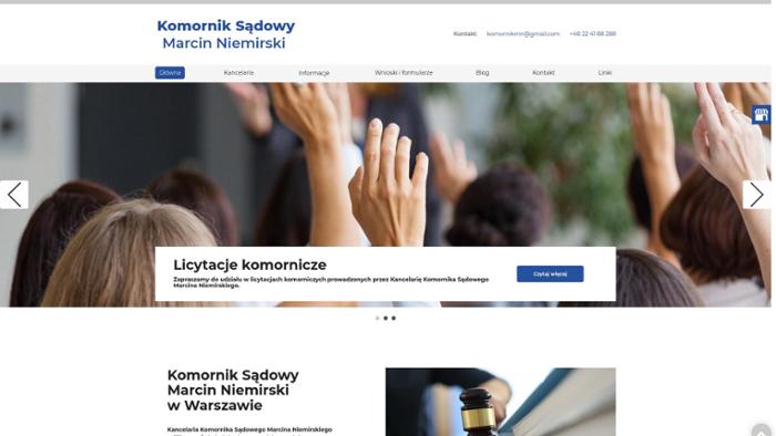 Marcin Niemirski Komornik Sądowy