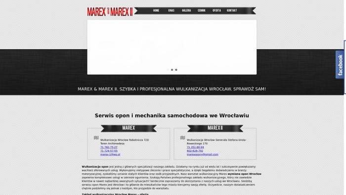 Marex II. Tłumiki. Serwis opon. Części.