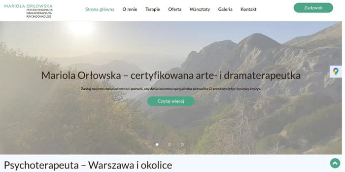 Mariola Orłowska Psychoterapeuta Dramaterapeuta Psychoonkolog