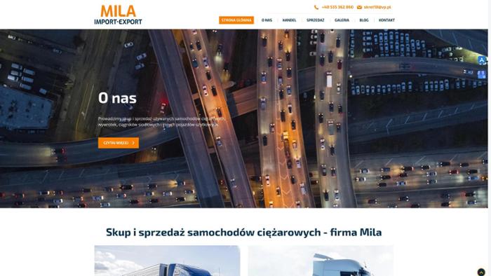 Mila Import-Export Skup i Sprzedaż Samochodów Ciężarowych