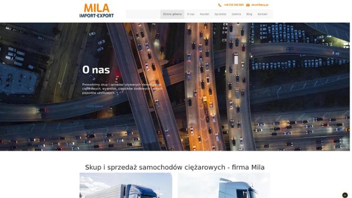 Mila Import-Export Skup i Sprzedaż Samochodów Ciężarowych