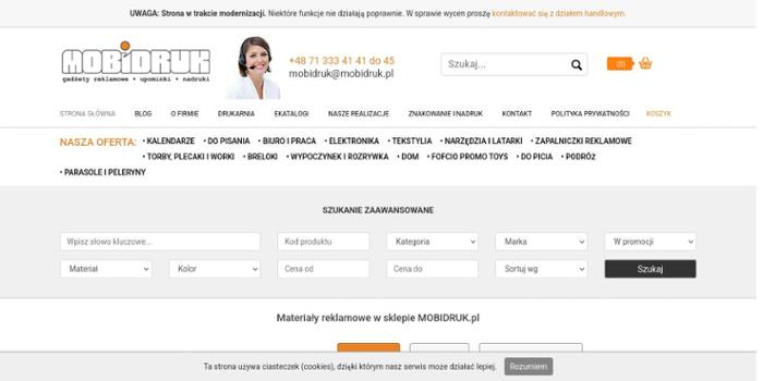 Mobidruk. Gadżety reklamowe, nadruki
