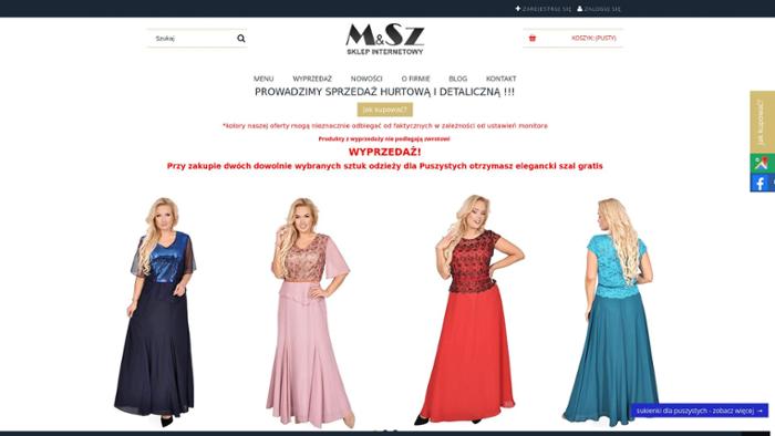 Moda Plus Size - M & SZ Sklep Internetowy
