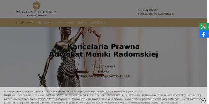 Monika Radomska Adwokat Kancelaria Adwokacka
