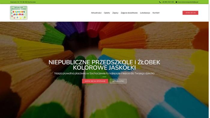 Niepubliczne Przedszkole i 呕艂obek Kolorowe Jask贸艂ki Kamila Kowalczyk