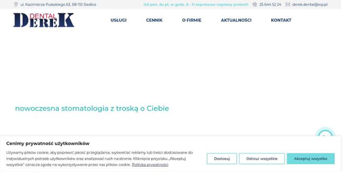 NZOZ Derek Dental Przychodnia Stomatologiczna Dariusz Kaczy艅ski
