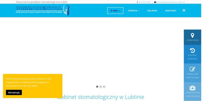 NZOZ Primadental Specjalistyczna praktyka dentystyczna Michał Iwanek