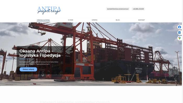 Oksana Antipa Logistyka