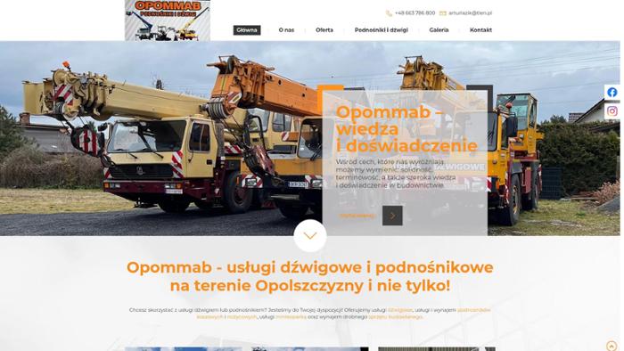 Opommab Usługi i wynajem maszyn budowlanych