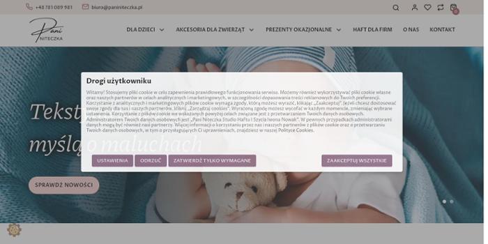 Pani Niteczka Studio Haftu I Szycia Iwona Nowak