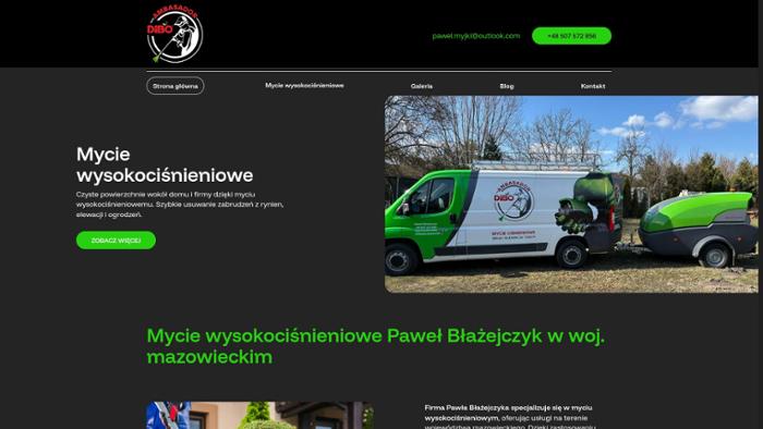 Paweł Błażejczyk Mycie wysokociśnieniowe