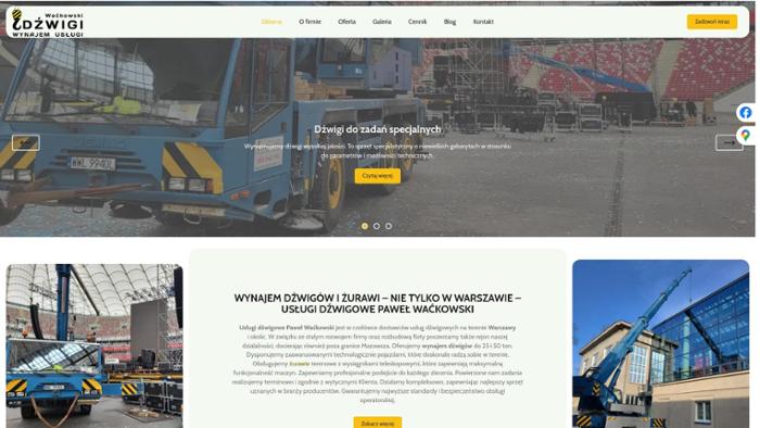 Paweł Waćkowski Usługi dźwigowe