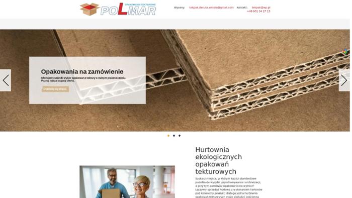 Polmar Opakowania tekturowe,taśmy klejące, folie