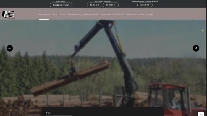 Prefa-Żuraw. Serwis hydrauliki siłowej, wind samochodowych, żurawi