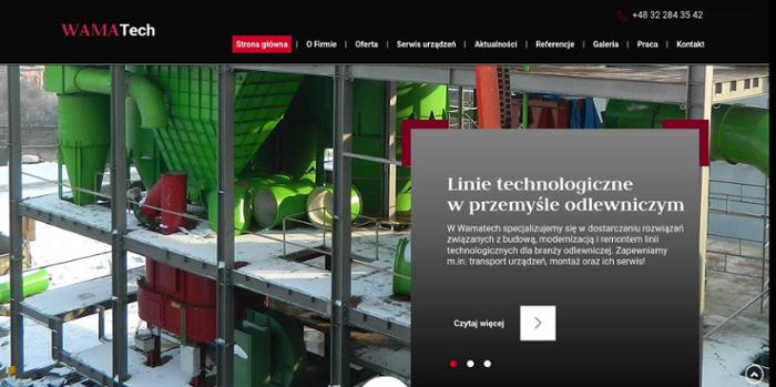Producent Urządzeń i Linii Technologicznych Wamatech sp. z o.o.