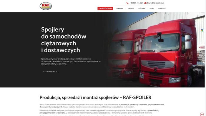 Raf-Spoiler Spojlery do aut