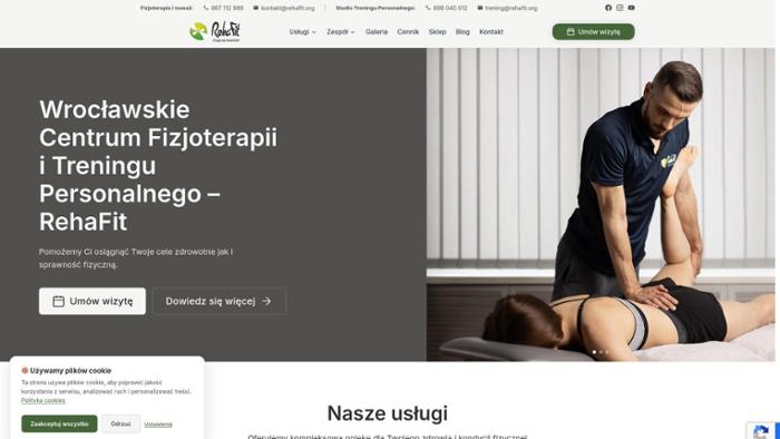 RehaFit Usługi rehabilitacyjno-rekreacyjne