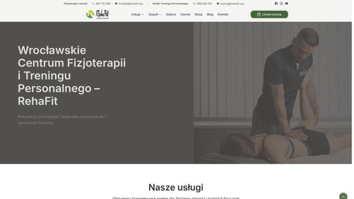 RehaFit Usługi rehabilitacyjno-rekreacyjne