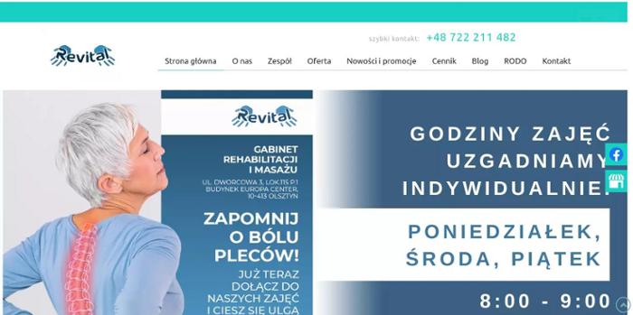 Revital Gabinet rehabilitacji i masażu