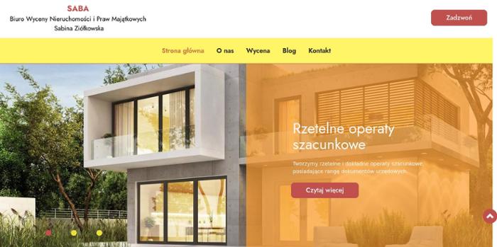 Saba Biuro Wyceny Nieruchomości i Praw Majątkowych Sabina Ziółkowska