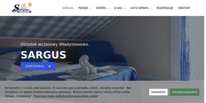 Sargus. Pensjonat. Kuchnowska Gabriela