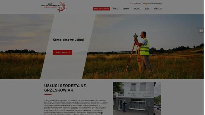 Sławomir Grześkowiak Usługi geodezyjno kartograficzne