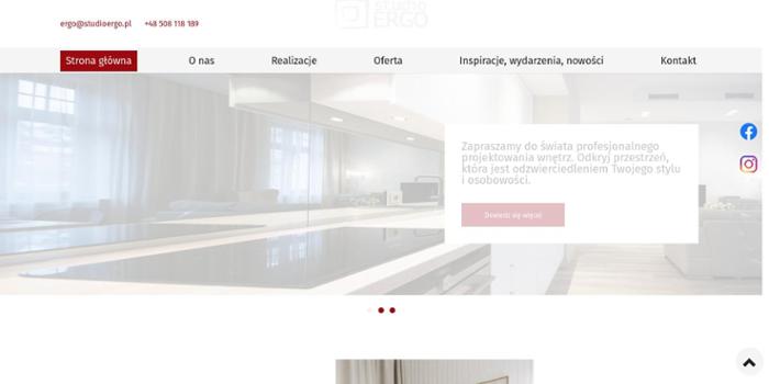 Studio Ergo. Projektowanie Wnętrz. Produkcja Mebli