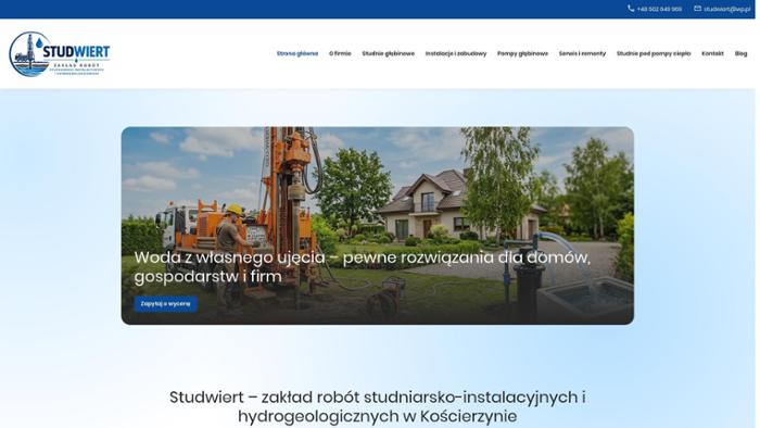 Studwiert Zakład robót studniarsko-instalacyjnych i hydrogeologicznych Tadeusz Cierocki