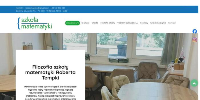 Szko艂a Matematyki Robert Tempka